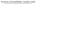 Desktop Screenshot of invisible-web.net